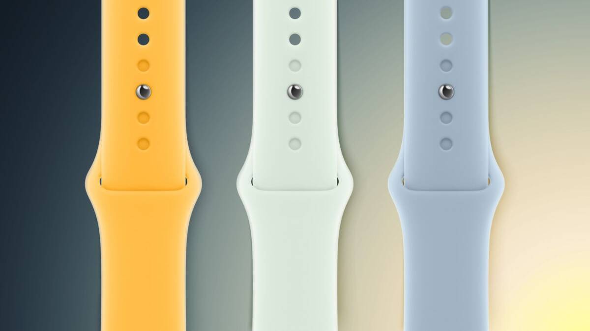 Ремешки Apple Watch Series 12 разных цветов