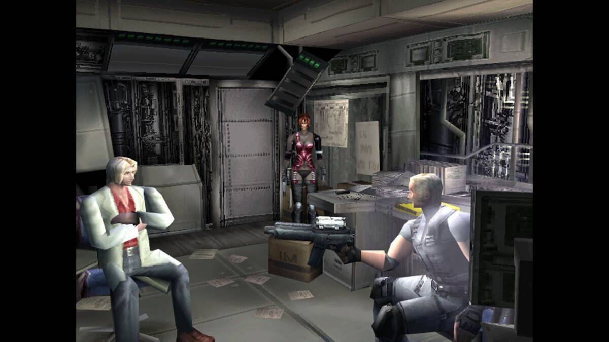 Resident Evil и Dino Crisis на Steam Deck. Valve выпустила Proton 11 5 Комната с двумя людьми и женщиной из Resident Evil на фоне