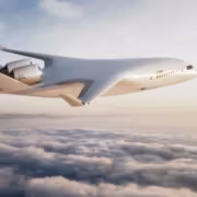 Самолет без фюзеляжа и с расходом топлива на 50% ниже. JetZero показала лайнер Z4 6 Самолет JetZero Z4 в небе без фюзеляжа