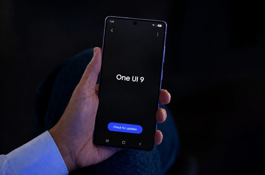 смартфон Samsung Galaxy с экраном One UI 9