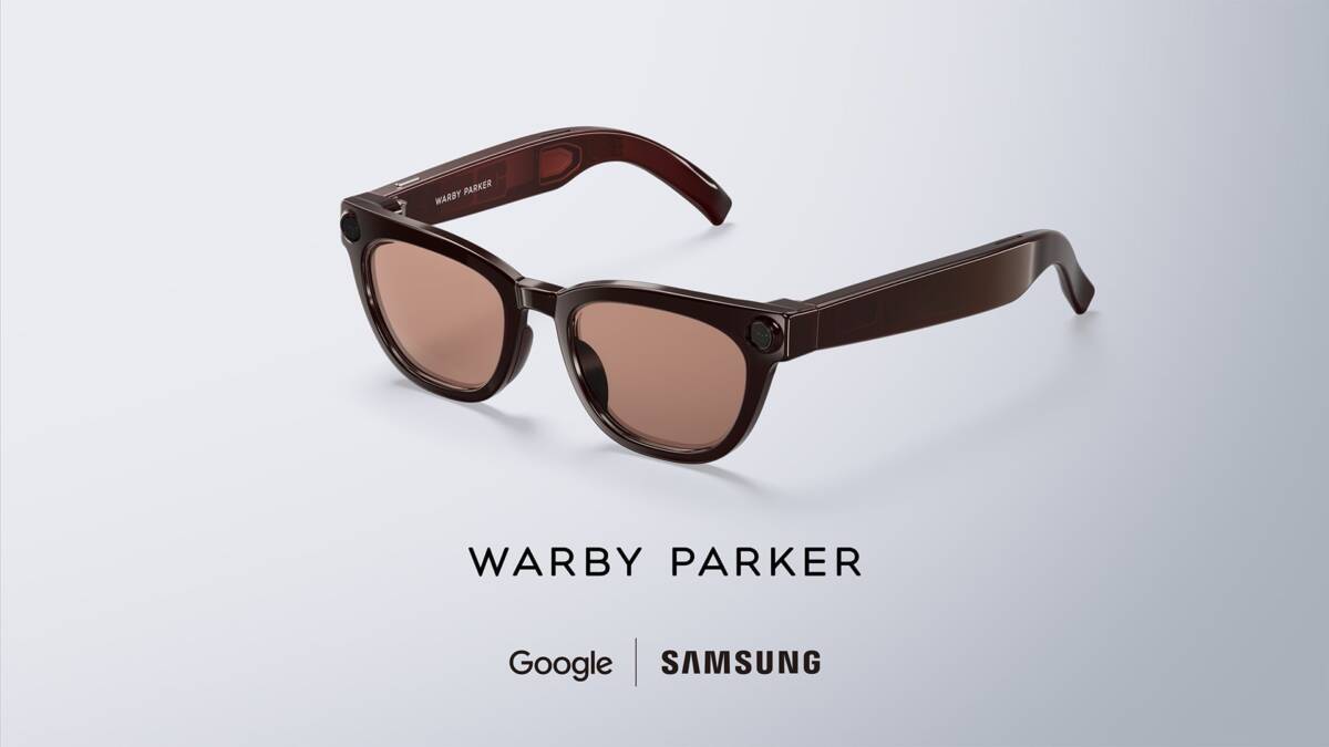 Умные очки Samsung Warby Parker с коричневыми линзами