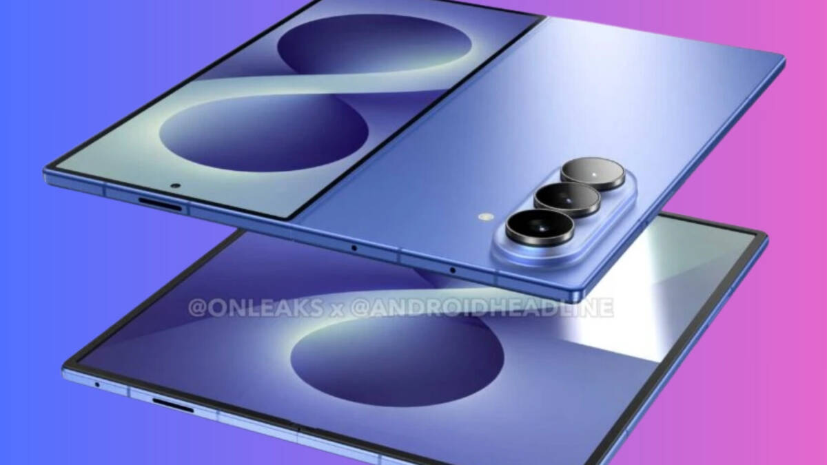 Складной смартфон Samsung Galaxy Z Fold 8 Ultra раскрыт