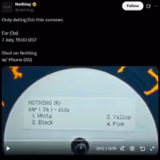 Настройки цветных вариантов Nothing Ear 3a в меню