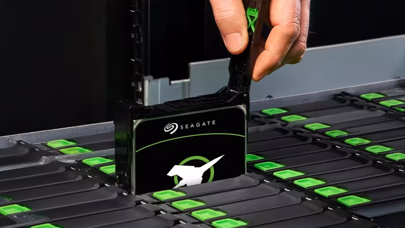 Жесткий диск Seagate V3 во время тестирования