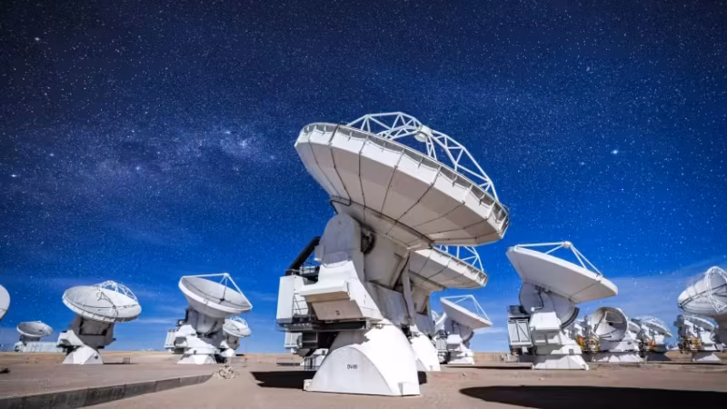 SETI мог десятилетиями искать не там. ALMA проверил новый диапазон радиоэфира