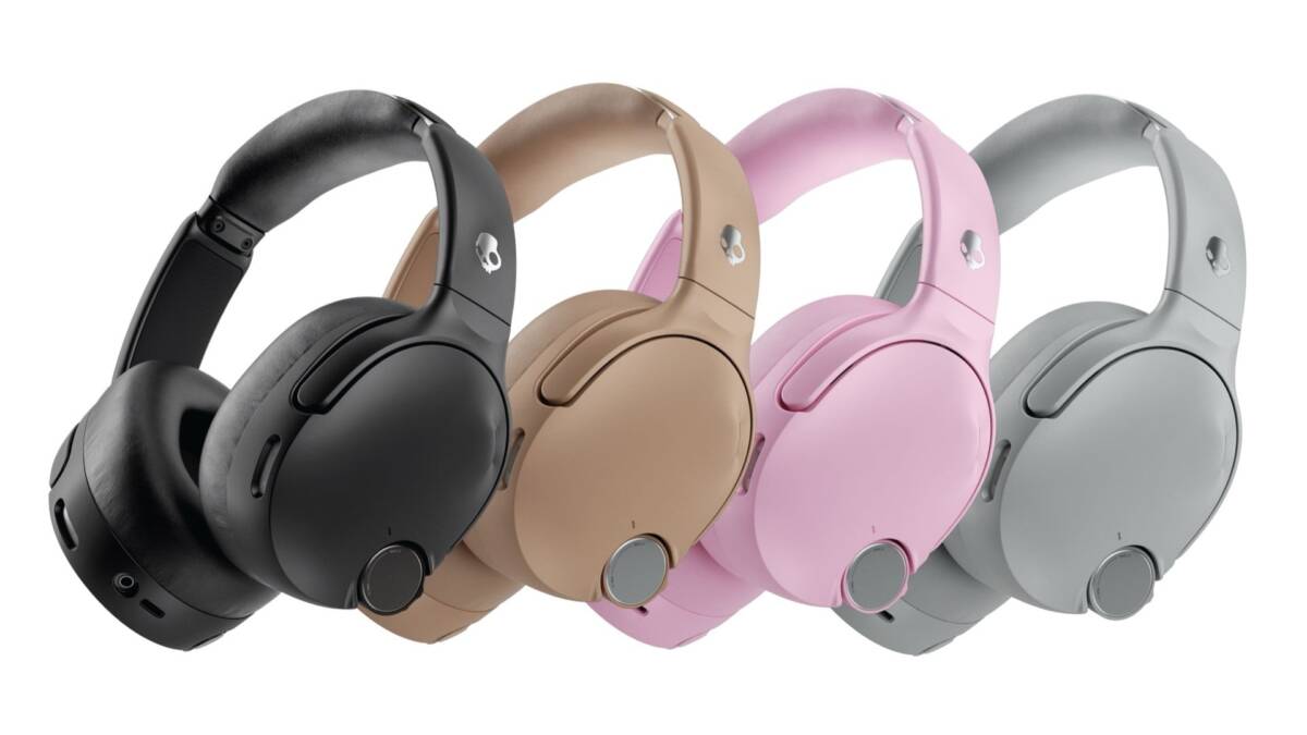 Наушники Skullcandy Crusher 1080 ANC получили технологии Bose за $280 3 Четыре цветных наушника Skullcandy Crusher 1080 ANC черный бежевый розовый серый