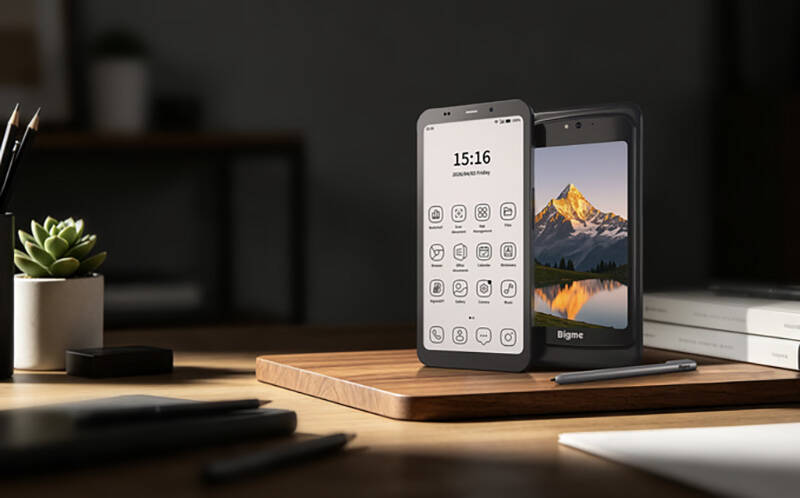 80 Гц на E Ink. Смартфон Bigme Hibreak Dual 2 получил сразу 2 экрана