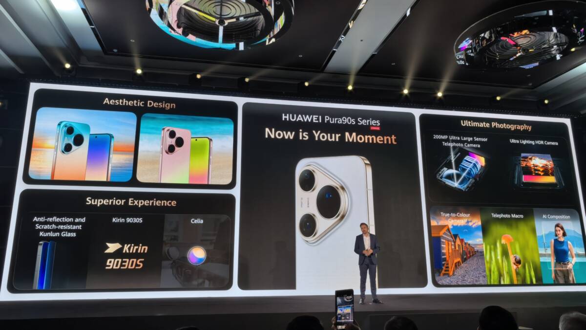 Презентация смартфона Huawei Pura 90s Series в зале