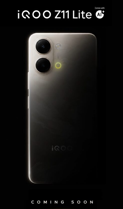 Смартфон iQOO Z11 Lite показали до анонса с кольцевой вспышкой и ценой около 15 тыс. рупий