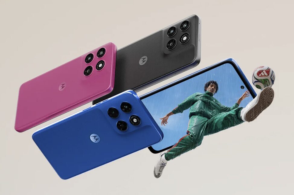 Смартфон Moto G77 Power получил батарею 7000 мА·ч перед запуском 8 июля 3 Три цветных смартфона Moto G77 Power с камерами и дисплеем