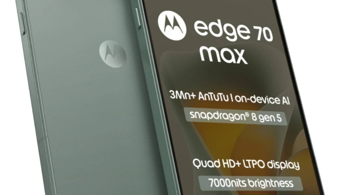 Смартфон Motorola Edge 70 Max с камерой и дисплеем