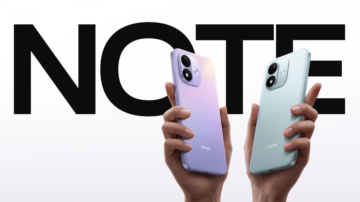 Смартфон Redmi Note 17 получил 7-дюймовый OLED-экран и батарею на 8000 мА·ч 4 Две руки держат смартфоны Redmi Note 17 сзади белый и фиолетовый