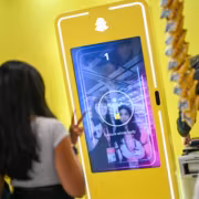 Snapchat закрыл Spotlight для полностью AI-видео 1 люди около киоска Snapchat Spotlight AI видео