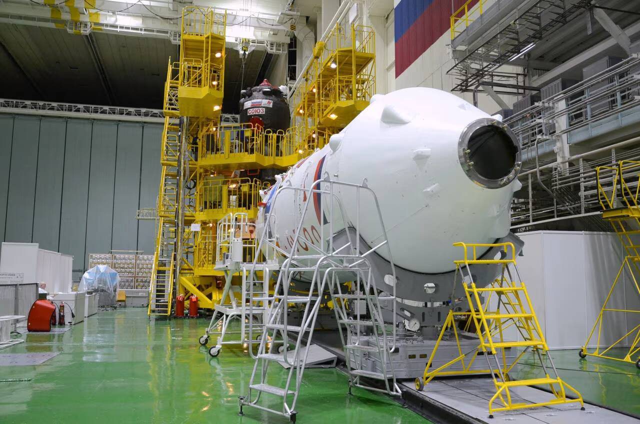 «Союз МС-29» отправят к МКС 14 июля с перелётом за 3 часа 1 Модуль корабля «Союз МС-29» в сборочном цехе