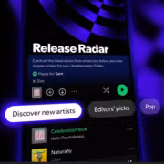 Экран Spotify с фильтрами для Release Radar