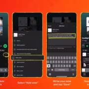 Spotify добавила заметки к трекам, как в старых микстейпах 2 Процесс добавления заметки к треку в Spotify с помощью смартфона