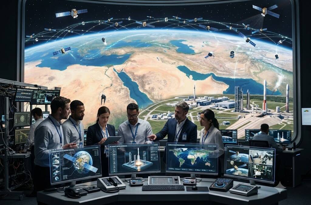 многомониторный компьютерный интерфейс центром управления