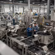 США начали строить цепочку графита для аккумуляторов внутри страны 10 Производственная линия по изготовлению графита для аккумуляторов внутри фабрики