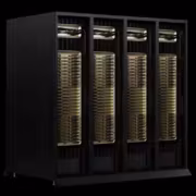 черная серверная стойка Nvidia Kyber NVL144 для Rubin Ultra