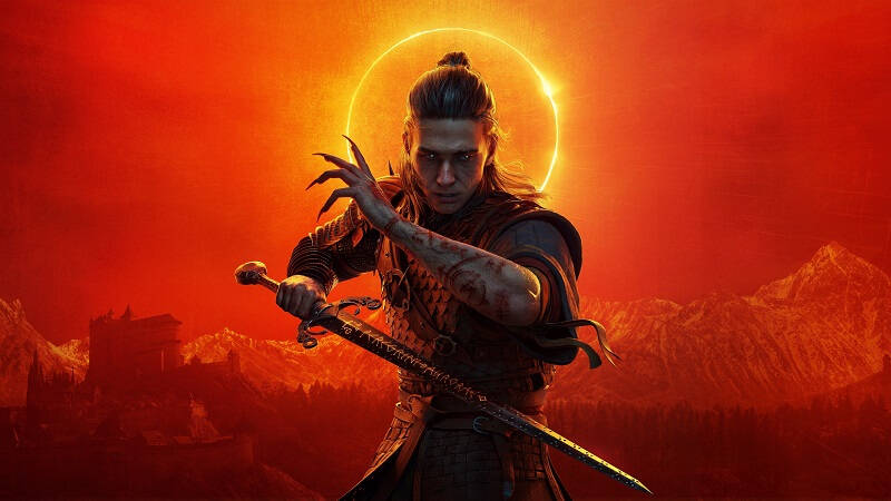 The Blood of Dawnwalker ушла на золото за 7 недель до релиза 3 Персонаж с мечом на фоне заката игра Blood of Dawnwalker