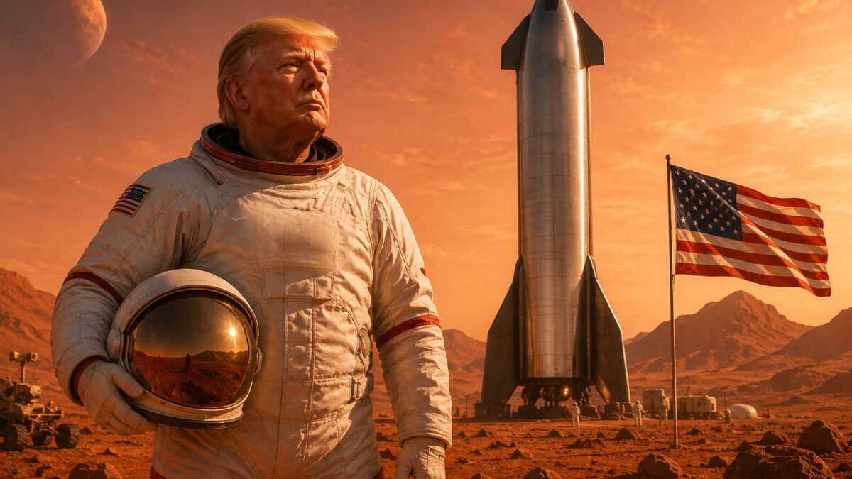 Трамп пообещал США полет на Марс «очень скоро», но сначала Луну 1 Трамп пообещал США полет на Марс «очень скоро», но сначала Луну