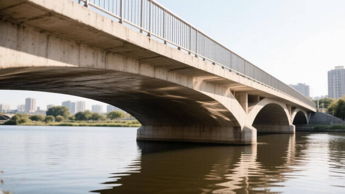 Учёные ПГУПС сделали бетон для мостов, который не нужно уплотнять вибрацией 1 мост через реку бетон для мостов ПГУПС