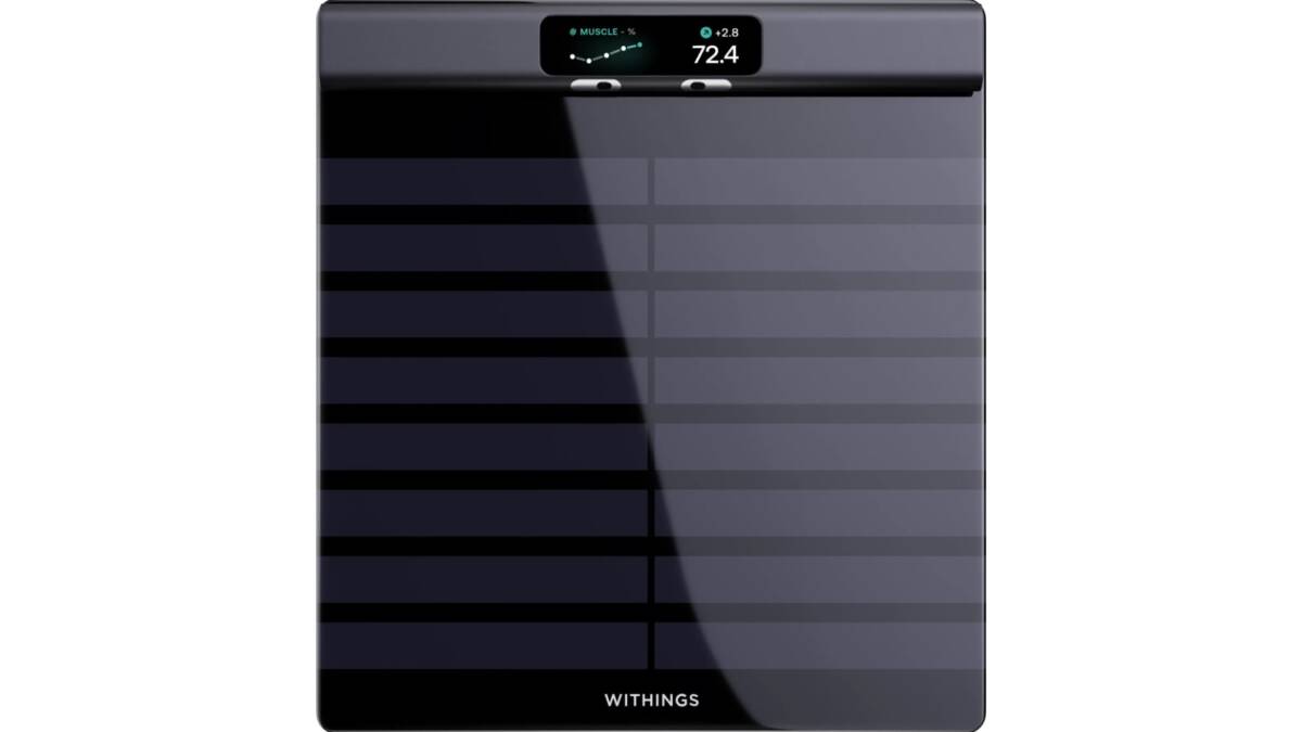 Умные весы Withings BodyScan 2 бьют током по стопам и ищут признаки диабета 2 Умные весы Withings BodyScan 2 дисплей и показатели веса