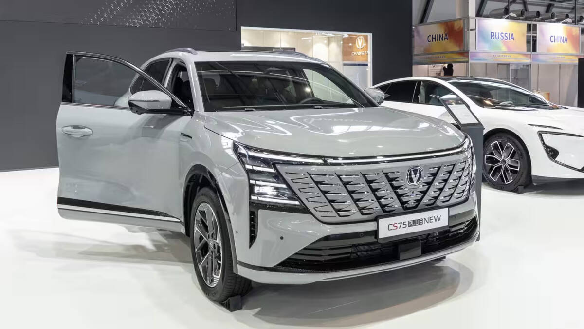 Кроссовер Changan CS75 Plus New на выставке