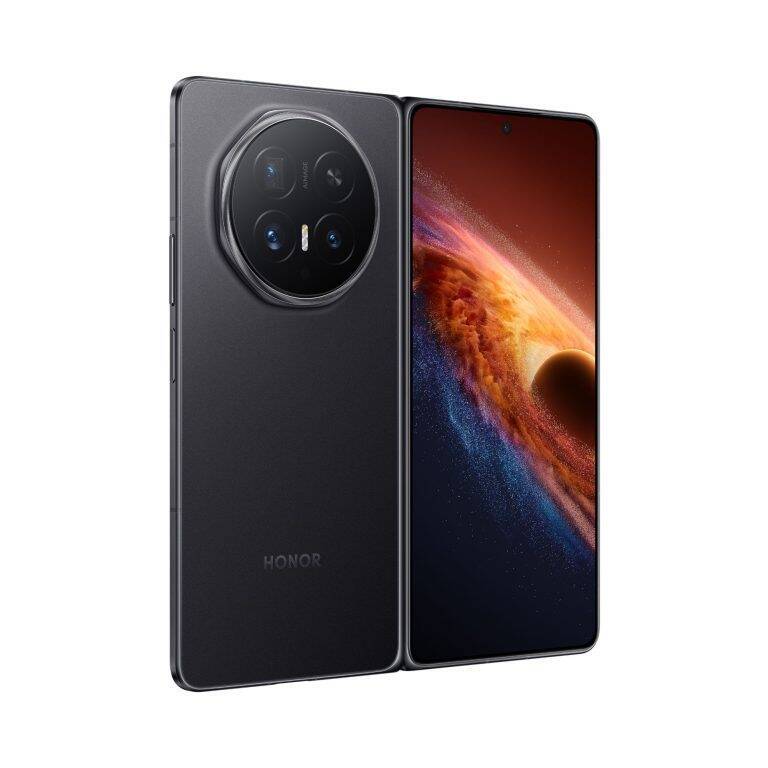 Складной смартфон HONOR Magic V6 получил батарею 6660 мА·ч 9 Смартфон HONOR Magic V6 с изогнутым дисплеем и камерой на задней панели