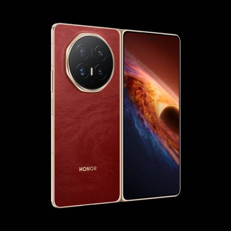 Складной смартфон HONOR Magic V6 получил батарею 6660 мА·ч 8 Складной смартфон HONOR Magic V6 с круглой камерой задним видом