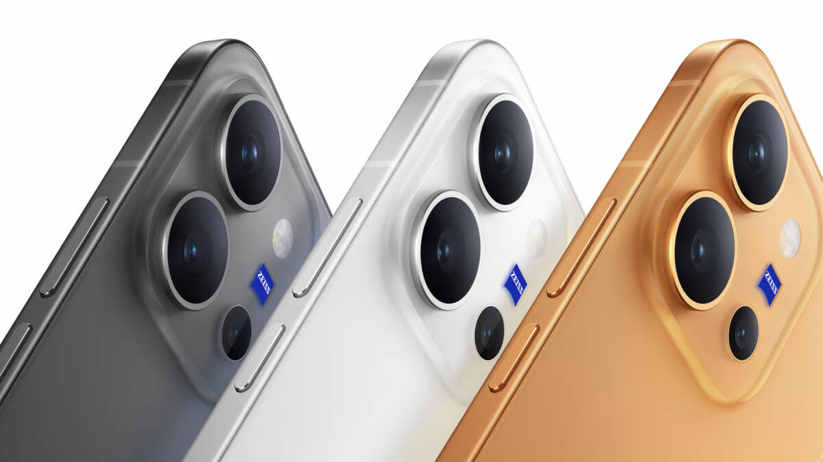 Цветные задние панели Vivo X300e с Zeiss-камерами