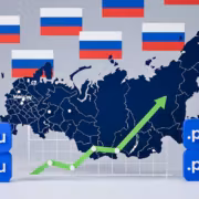 График, карта, флаги, логотипы, стрелка, блоки, интерфейс