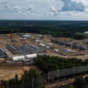 Строительная площадка турбины газовые xAI