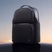 чёрный рюкзак Xiaomi Mijia на поверхности