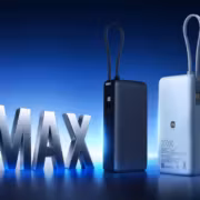 Портативный аккумулятор с USB портами и кабелем