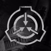 Сцена из хоррора SCP из V/H/S 2027, темный подвал, люди в масках, оружие, группа бойцов