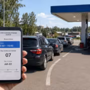Электронная очередь на АЗС с мобильным приложением Иркутской области