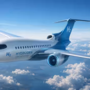 ZeroAvia и Safran взялись за водородные двигатели для пассажирских самолетов 4 Гипотетический пассажирский самолет на высоте облаков, водородное топливо