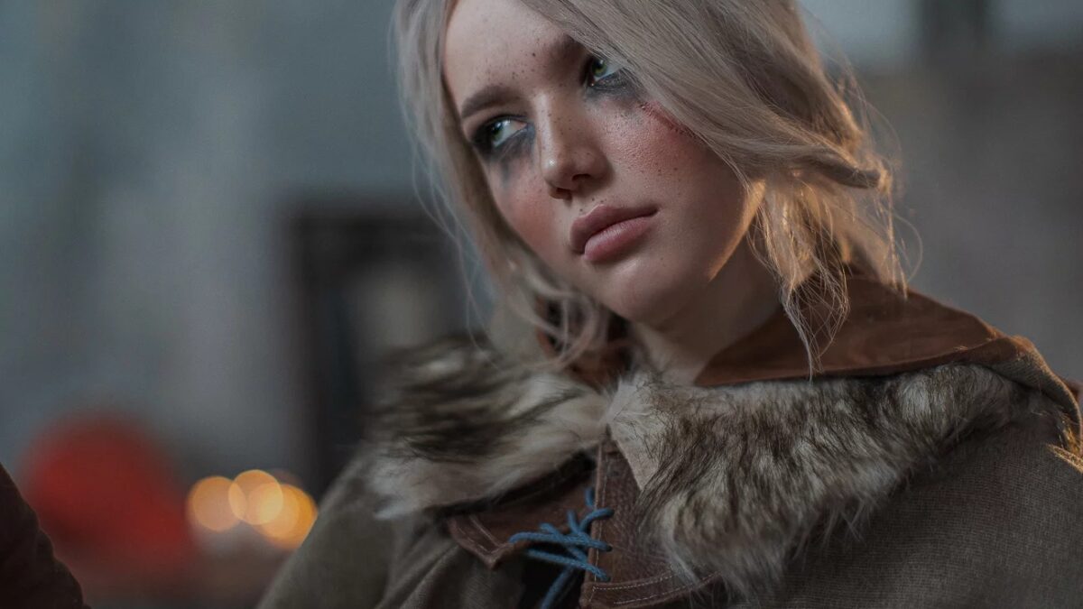 Косплей Цири и банщицы из The Witcher 3