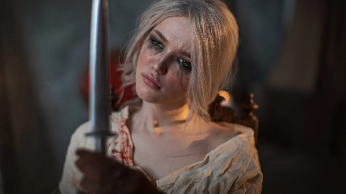 Цири и банщица из The Witcher 3 косплей