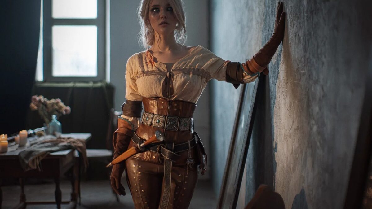 Косплей Цири и банщицы из The Witcher 3