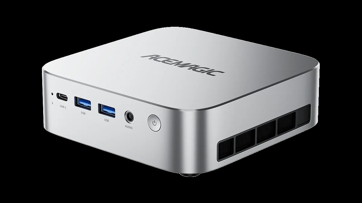 Маленький компьютер Acemagic с разъёмами USB-C и USB