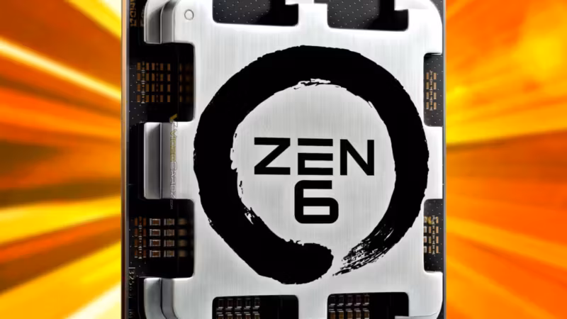 Процессор AMD Ryzen Zen 6 с черной рамкой