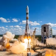 Запуск многоразовой ракеты Амур-СПГ с космодрома