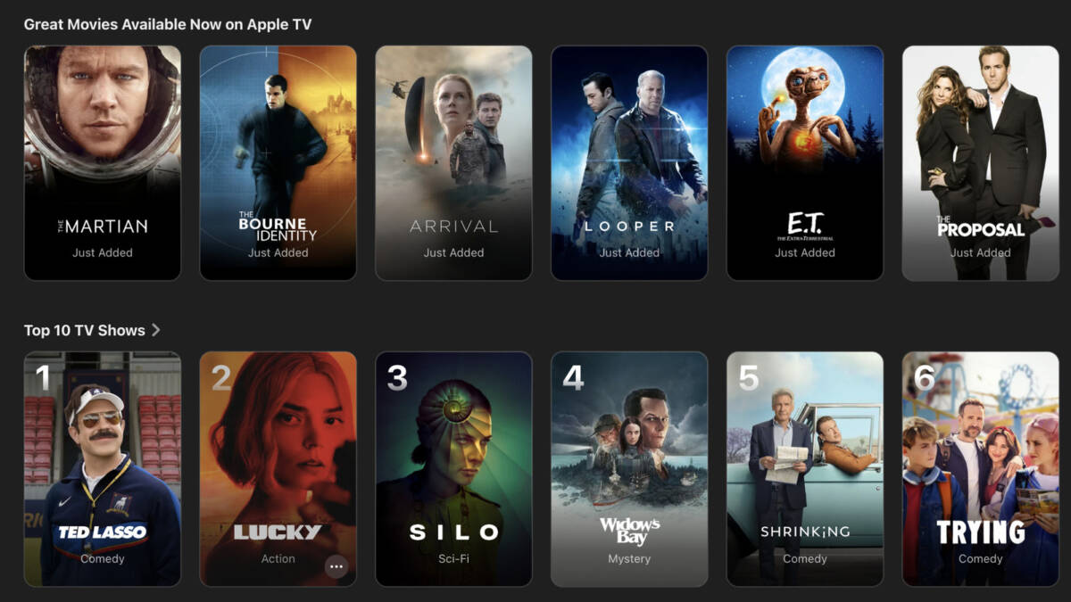 Apple TV+ на время добавил почти 30 классических фильмов