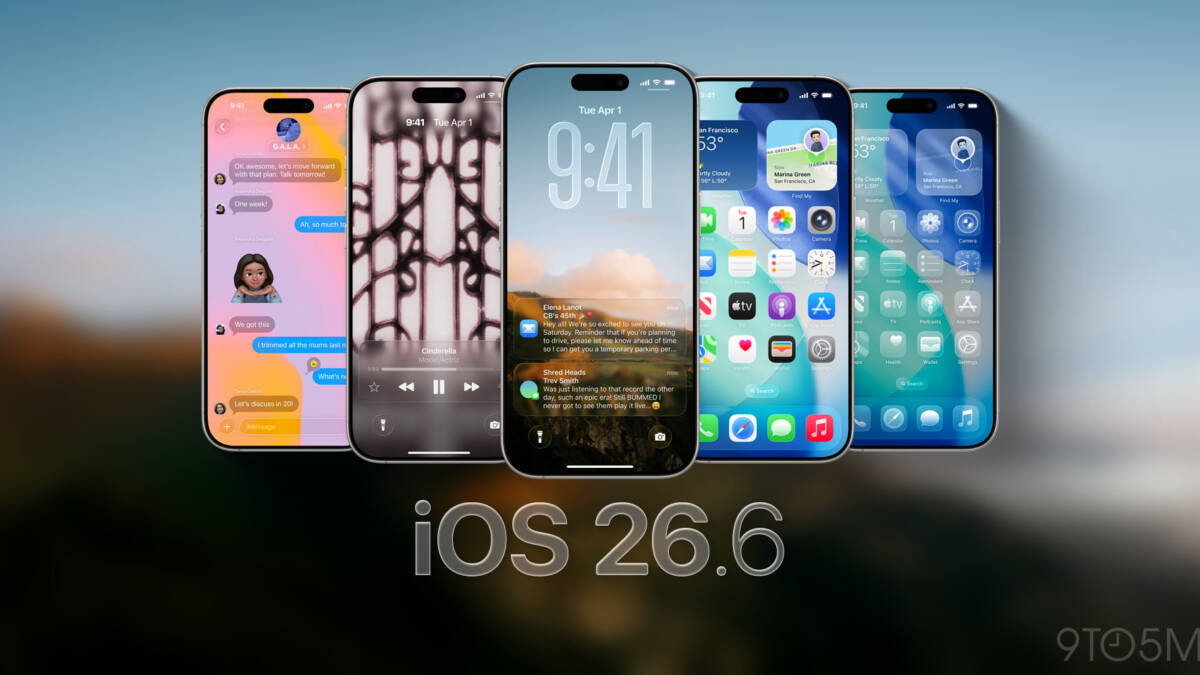 Много смартфонов айфонов с интерфейсами iOS 26.6.1