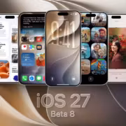 Различные модели iPhone с iOS 27 Beta 8 интерфейсом