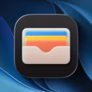 Иконка Apple Wallet с др Blue Yellow Red папками
