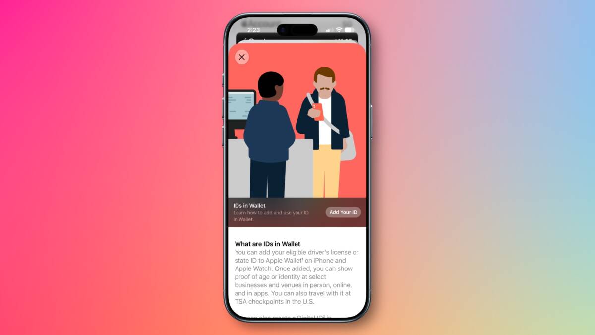 Apple Wallet в iOS 27 получит раздел Discover с подсказками и ярлыками 2 Телефон с разделом Discover в Apple Wallet на экране