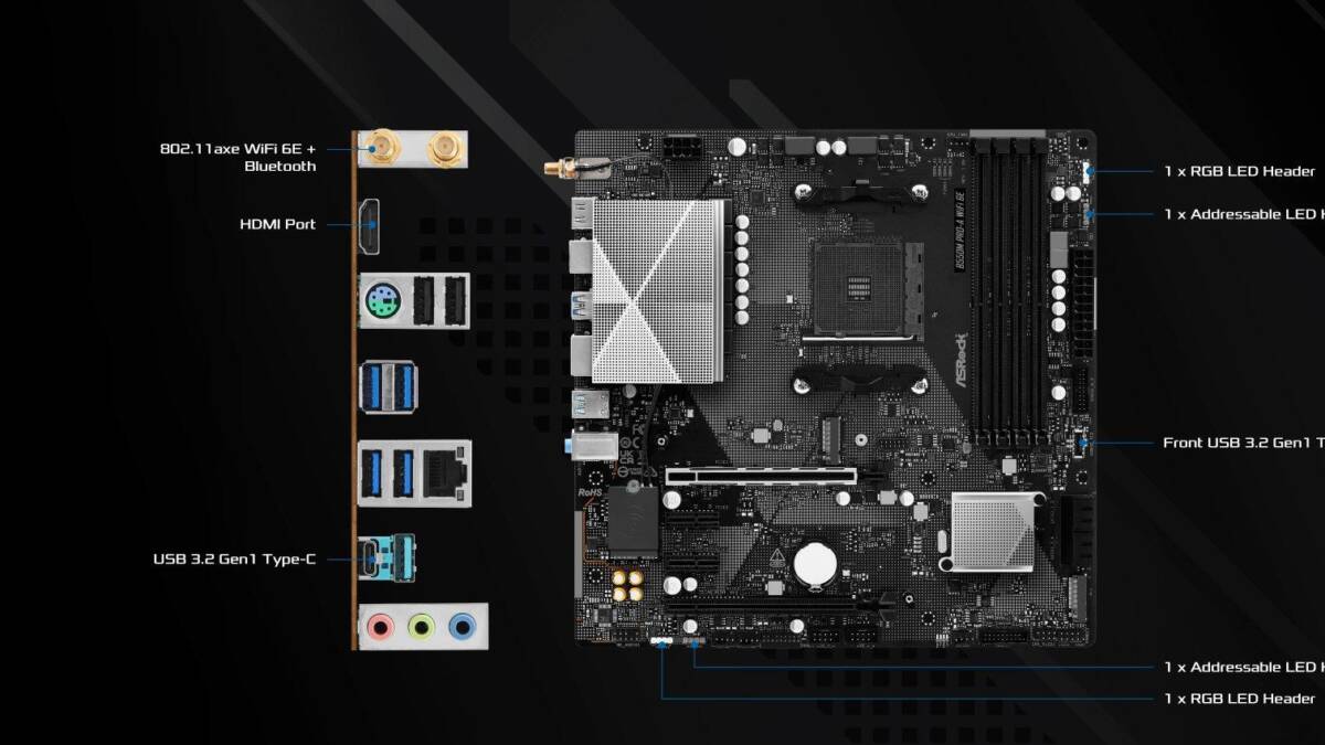 ASRock представила B550M Pro-A WiFi 6E для платформы AM4